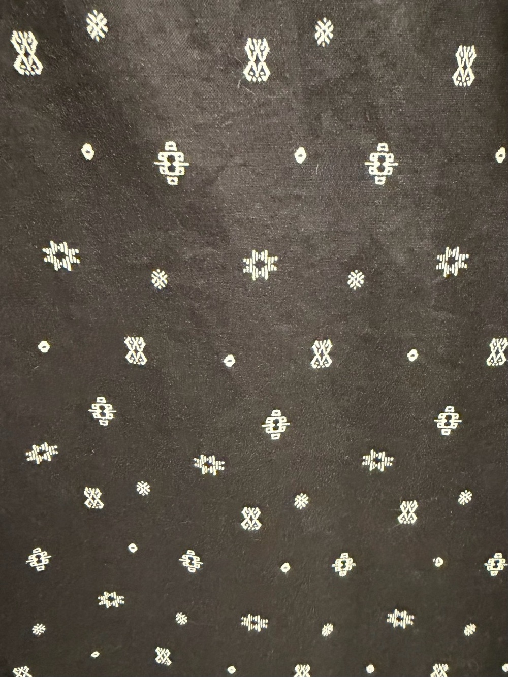 Torrid Midi Poplin Collared Shirtdress Geometric Symbols Black White Size 3 3X - Picture 6 of 11